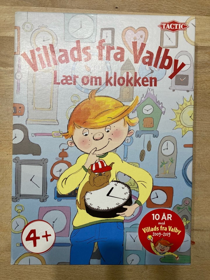 Villads Fra Valby - lær om Klokken, Familespil, brætspil