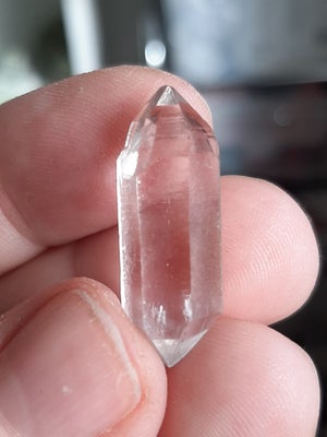 Smykker og sten, Krystaller, Herkimer Diamant (2,7cm) 3g.