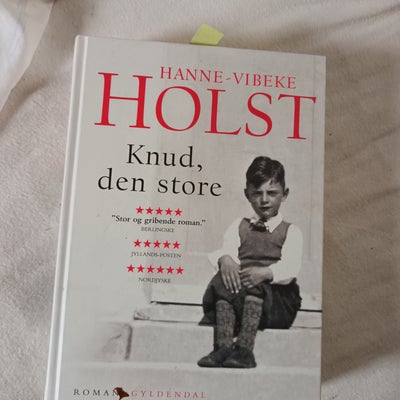 Knud den Store, Hanne-Vibeke Holst, genre: roman, Lidt skjolder i starten på ellers pæn ib. bog på 5