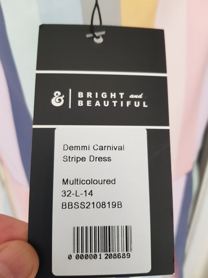 Anden kjole, Bright and Beautiful Denni carnival Stripes