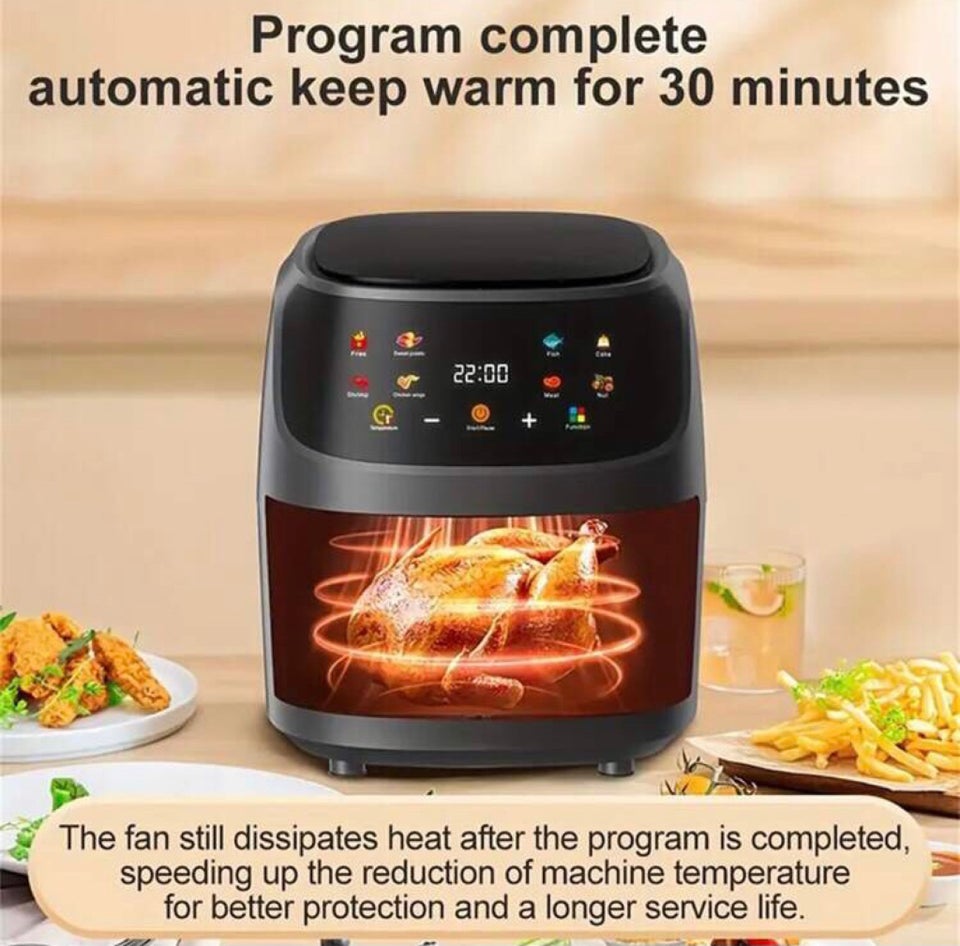 New Air Fryer Oven 6L 8 one touch