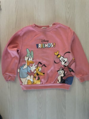 Sweatshirt, Sweatshirt , H&M Disney, str. 110, Sød bluse med Disney figurer på str 110/116 fra røgfr