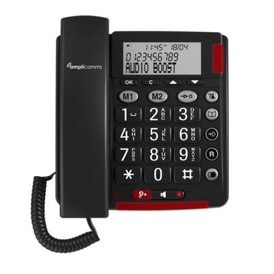 Handicap telefon, Amplicomms, BigTel 48 Plus , Perfekt, BigTel 48 Plus Forstærkertelefon Fastnet
Tel