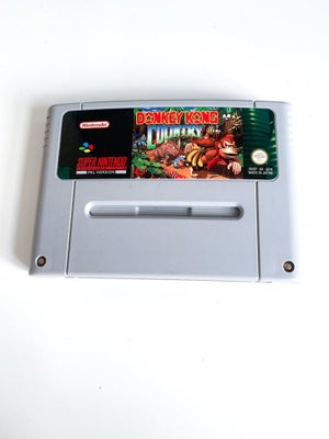 Donkey Kong Country, Super Nintendo, Spillet er testet og virker uden problemer

Kan sendes med:
DAO