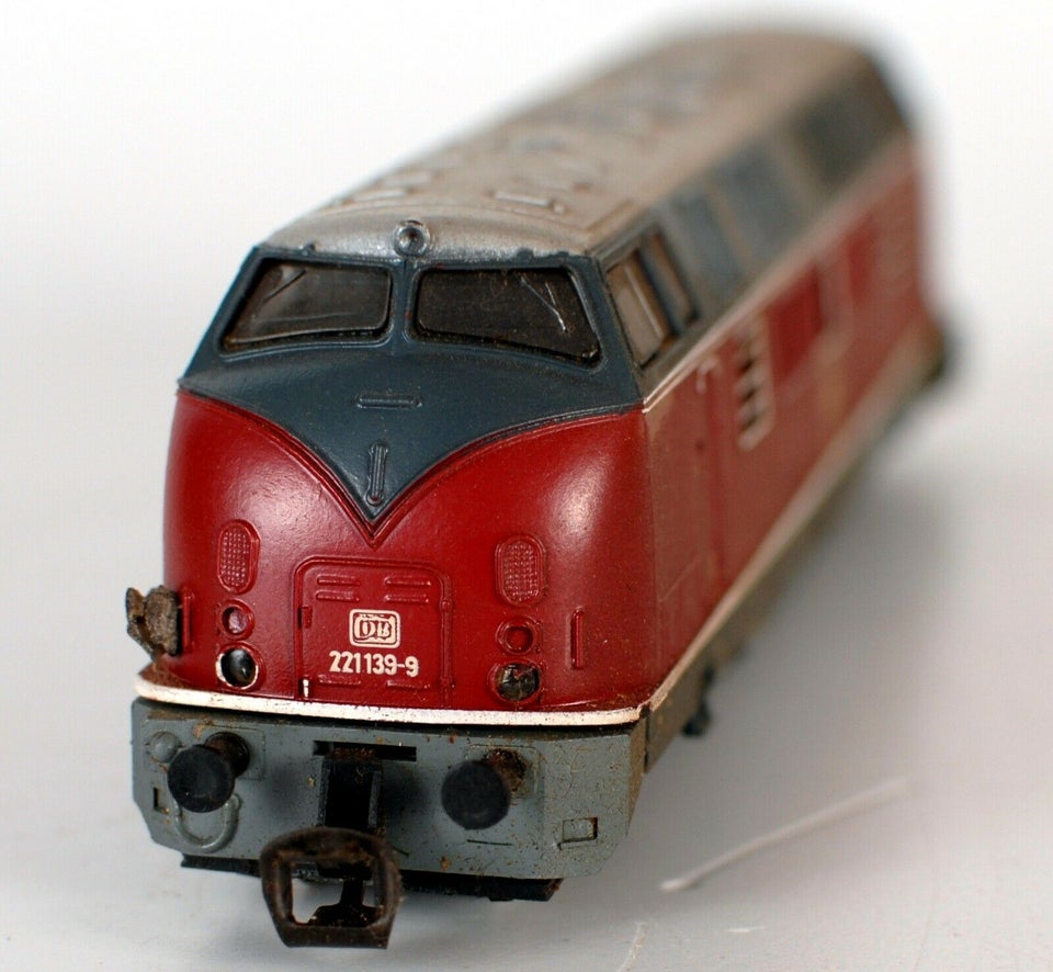 Modeltog, Berliner TT Bahnen DB 221139-9, skala TT