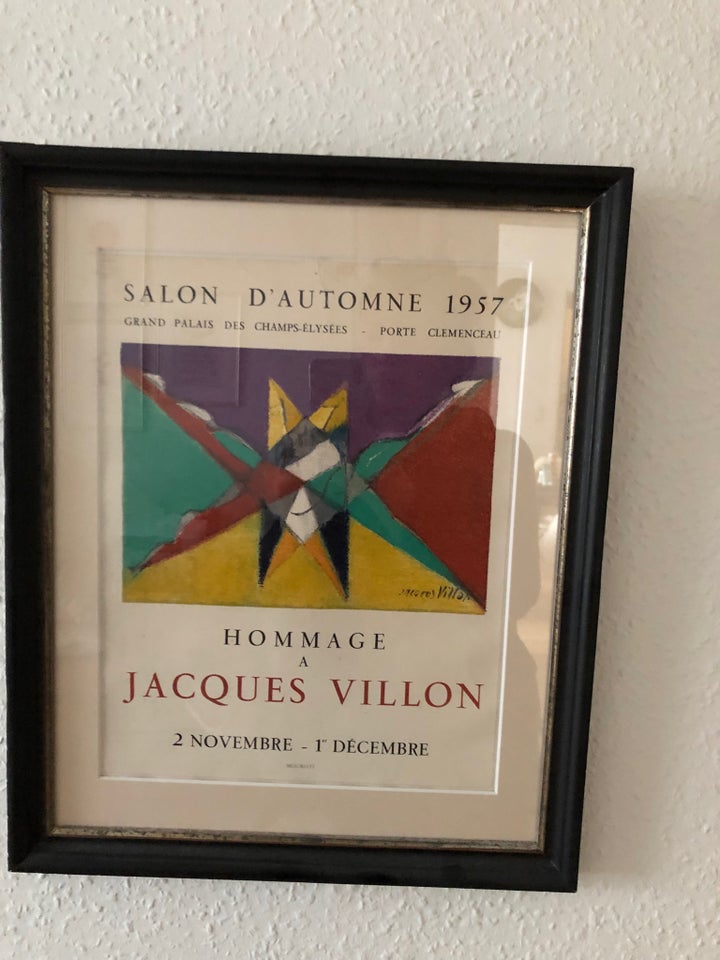 Original litografisk fransk udstillingsplakat, Jacques