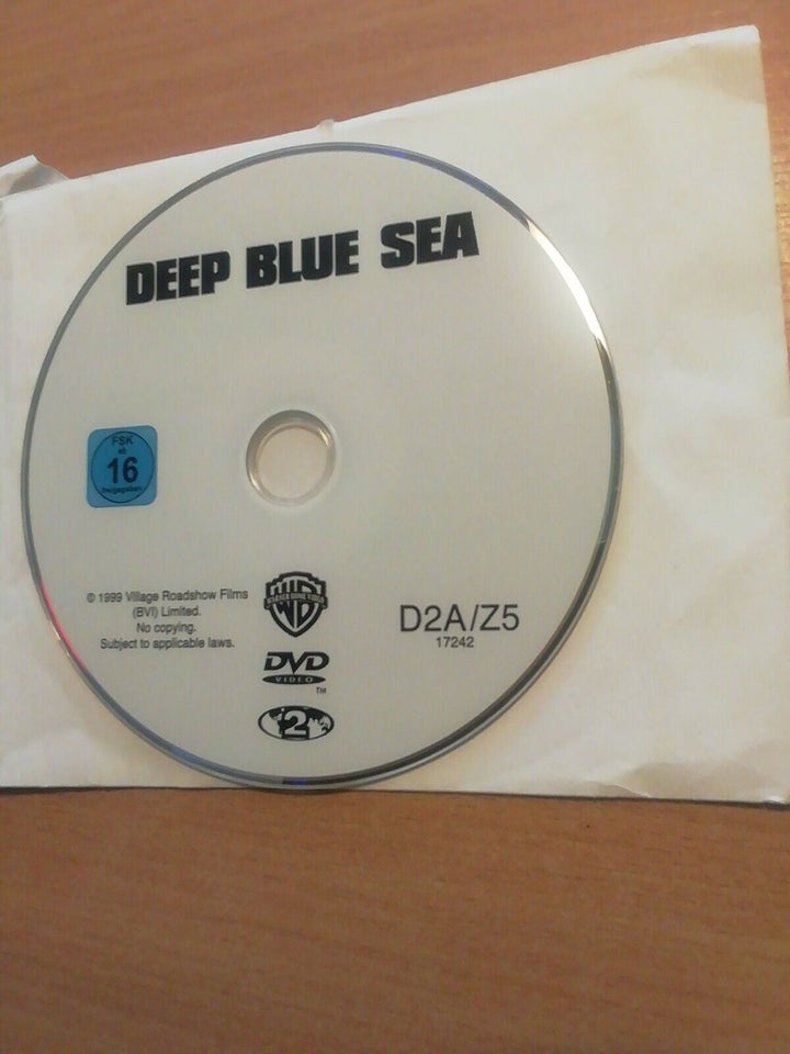 Deep Blue Sea, DVD, andet