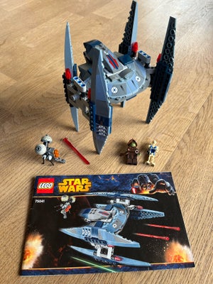 Lego Star Wars, 75041, Vulture Droid sæt nr. 75041 fra år 2014. Brugt. Komplet med alle minifigurer.