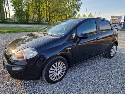 Fiat Punto Evo, Benzin, 2009, km 196200, sortmetal, nysynet, aircondition, ABS, airbag, 5-dørs, cent