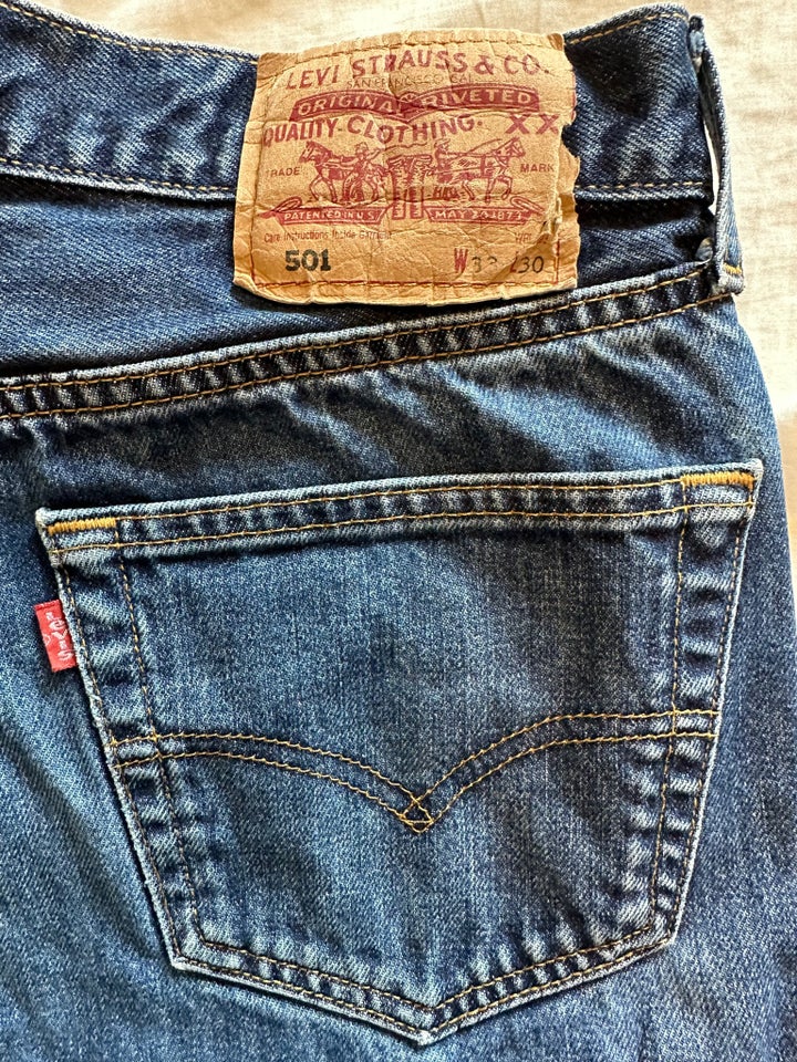 Jeans, Levis 501 str. 33/30, str. 32