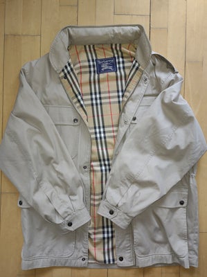 Jakke, str. L, BURBERRY,  Beige,  Næsten som ny, Vintage jakke fra før 2000 da modehuset hed Burberr