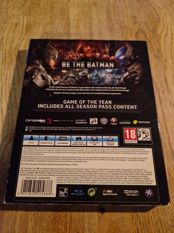 Batman: Arkham Knight, PS4, adventure