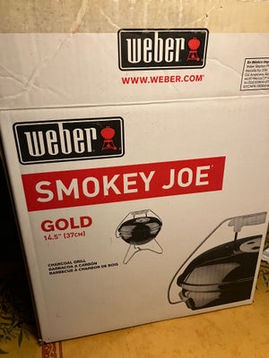 Kuglegrill, Weber, Smokey Joe Weber grill
Helt ny ikke brugt stadig i papkassen, champagne farve