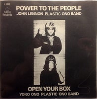 Single, John Lennon / Yoko Ono / Plastic Ono Band, Power To