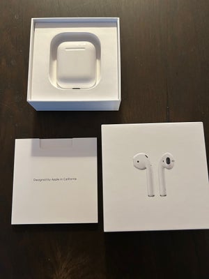 trådløse hovedtelefoner, Apple, Apple AirPods 2. generation, Perfekt, Nye Apple AirPods 2. generatio