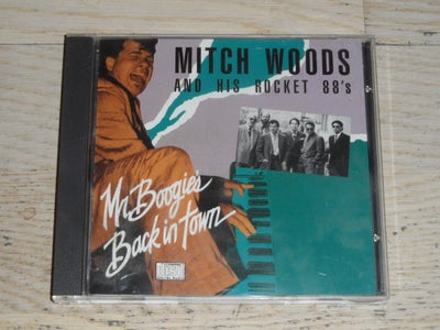 MITCH WOODS AND HIS ROCKET 88'S: MR BOOGIES BACK IN TOWN, rock, 1988 Blind Pig Records 72888
cd er e