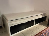 Ikea-seng med 2 opbevaringsskuffer