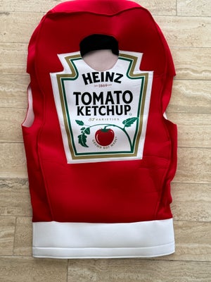 Heinz  Tomat Kerchup kostume, Heinz Tomat Ketchup Kostume - højde 100 cm bredde 60 cm. Har 2 og pris