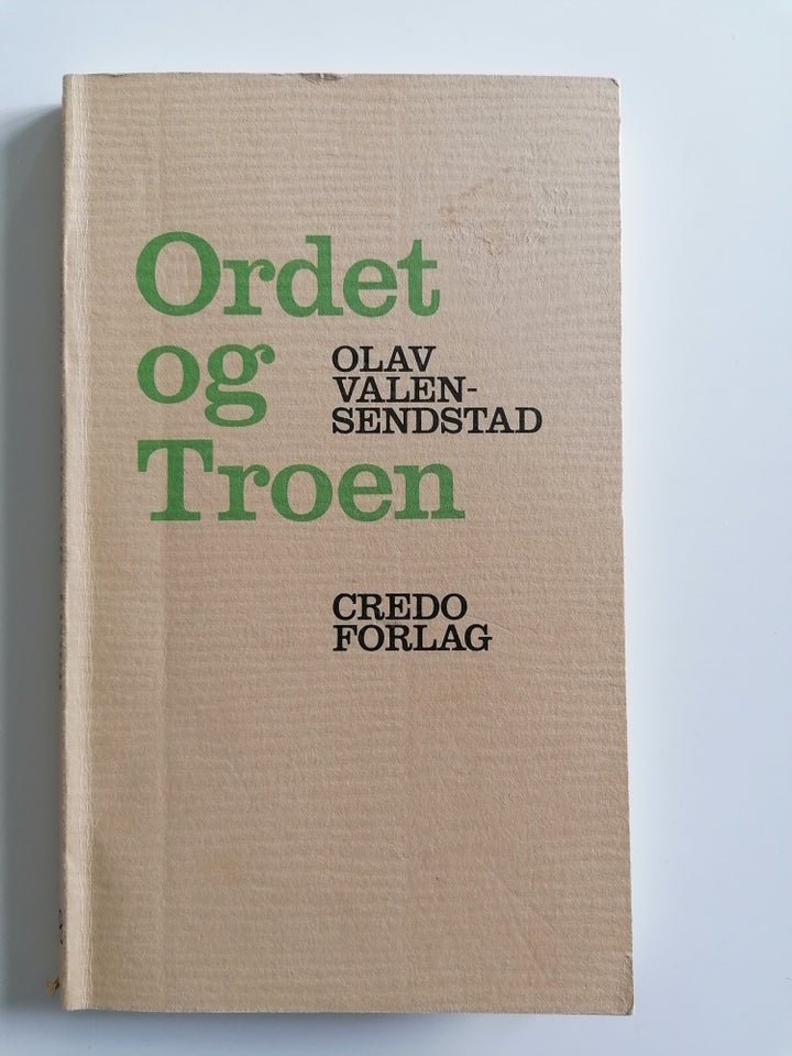 Ordet og Troen, Olav Valen Sendstad, emne: religion