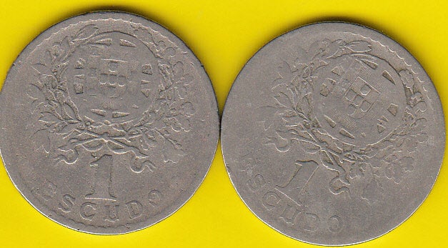 Vesteuropa, mønter, (845) Portugal 1 Esc. 1930 +