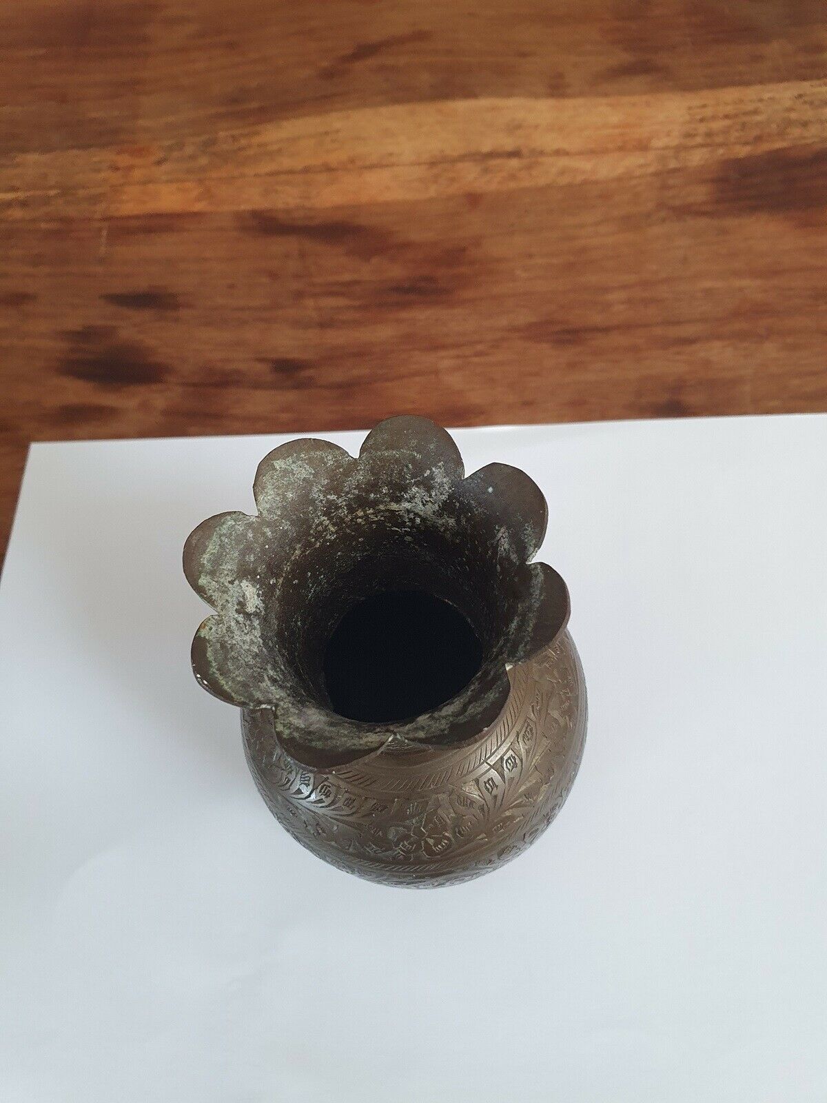 Vase, Messing/ kobber