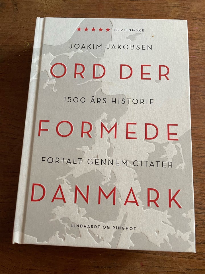 Ord der formede Danmark, Joakim Jakobsen, emne: historie og
