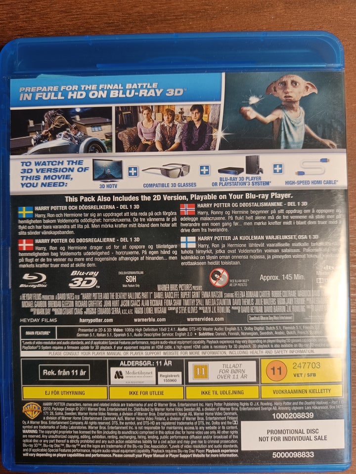 Blu-ray, eventyr