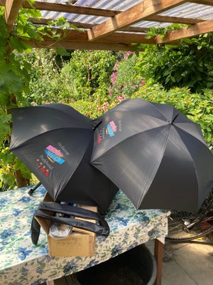Paraply, Hellerup Parkhotel, Helt ny paraplyer fra Hellerup Parkhotel i en kraftig model sælges. De 