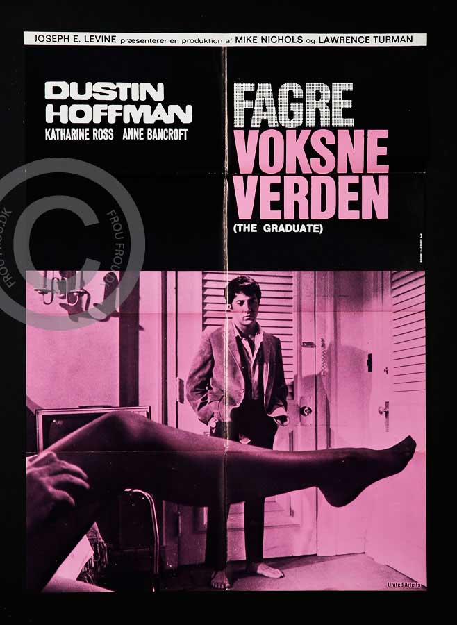 Filmplakat, motiv: Fagre Voksen Verden, b: 60 h: 83