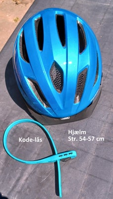 Cykelhjelm, ABUS, Min dejlige nye hjelm, str. 54-57 cm-kun brugt 2 gange sælges da jeg aldrig kommer