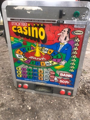 Casino, spilleautomat, Rimelig, Ældre spillemaskine jeg har ikke haft den sat til og der er ikke nøg