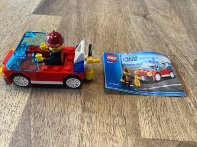 Lego City, 30221, Brandbil mini
I pæn stand. 
Komplet – men uden æske
Byggevejledninger medfølger
Fr