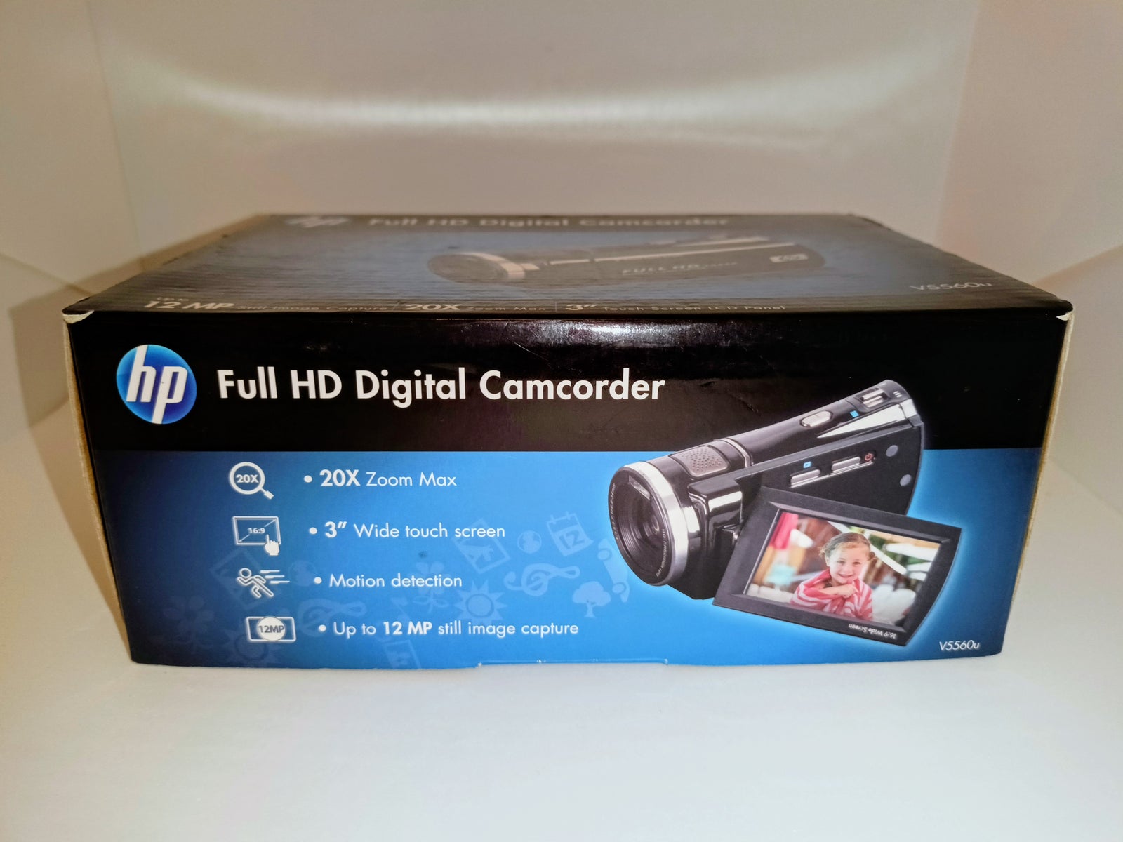 Fuld HD digitalt videokamera, HP, V5560u