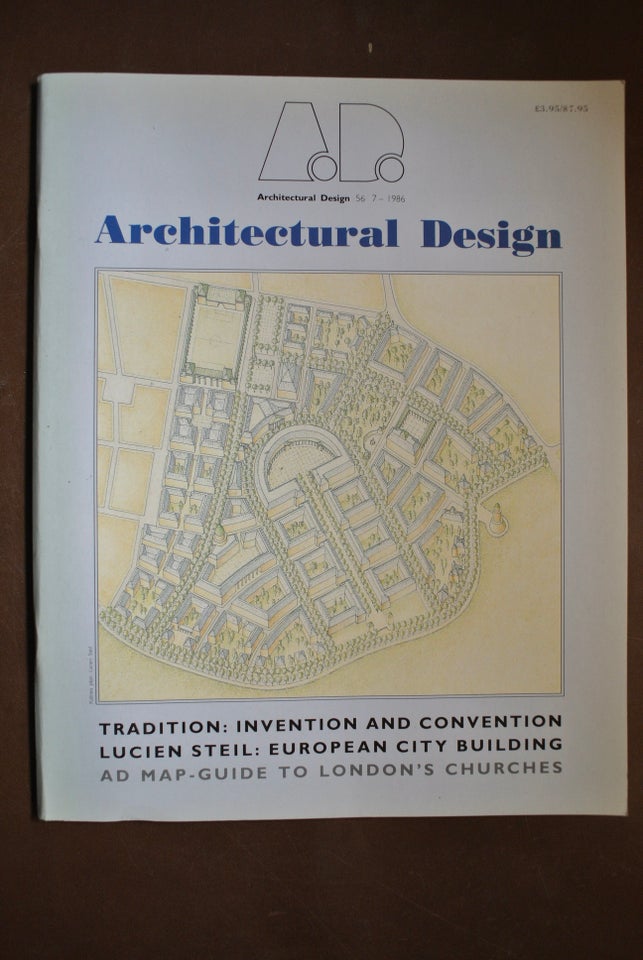 architectural design 56 1986, emne: arkitektur