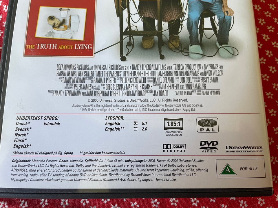 Meet the Parents , DVD, familiefilm