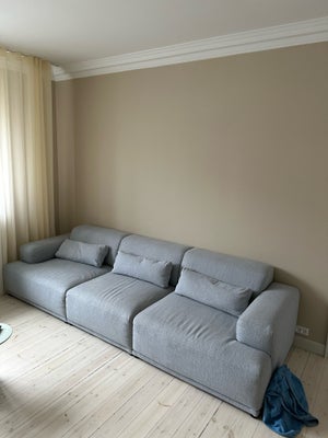 Sofa, stof, Muuto Connect Soft 3-Seater modul sofa fra 2023 i en smuk Ecriture 710 farve. Inkluderer