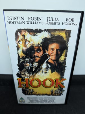 Eventyr, Hook, Hook (Peter pan) på vhs.

Original film med Robin Williams.

Den kan sendes på købers