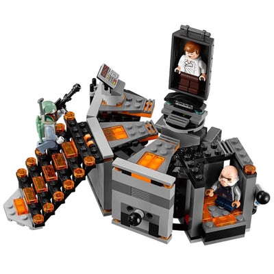 Lego Star Wars, 75137, Komplet sæt med samlevejledning. Dog mangler antennen på Boba Fets hjelm. 

R