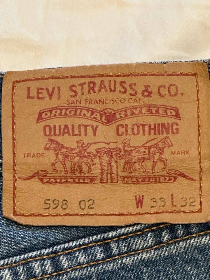 Jeans Levis 598 str. 33 32 str. 33 dba Kob og Salg af Nyt og Brugt