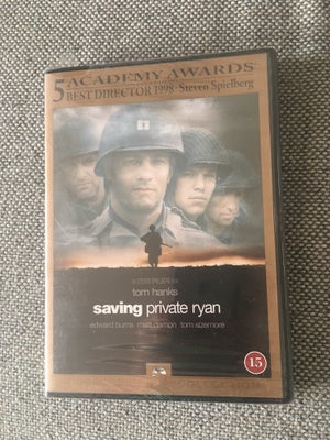 Saving Private Ryan, DVD, drama, Saving Private Ryan.

Aldrig set. Stadig i original indpakning.

Ka