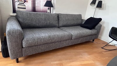 Sofa, stof, 3 pers., FLEX Sofa
3 pers m. 2 sæder - købt i ILVA
Farve: Milla 0111 Wild Grey stof
Få b