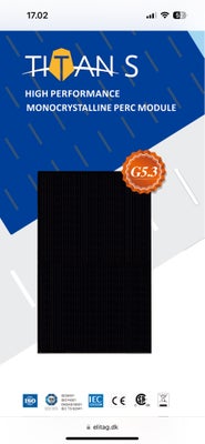 Solcelle, NYE. 4 stk. Kvalitet solpaneler i sort. Risen 390 Watt.

Samlet pris 2500 kr.

https://eli