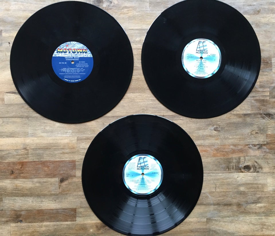 LP, Commodores, 3 LP’er (KUN LP)