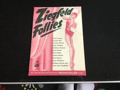 Andre samleobjekter, Filmprogram Ziegfeld folies .mange stjerner med, Mellem størrelse
