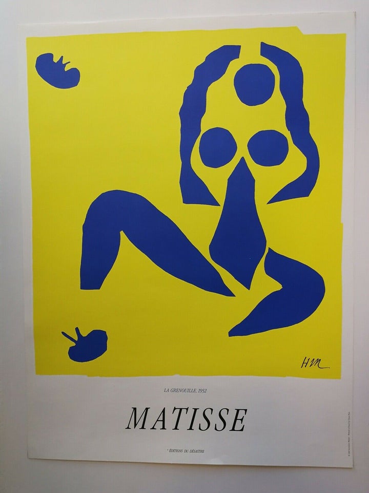 Kinematik Footpad Misbruge Matisse reproduktion, Matisse, motiv: Le Grenouille – dba.dk – Køb og Salg  af Nyt og Brugt