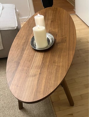 Sofabord, Ikea, valnød, b: 59 l: 180 h: 40, Sofabord, valnøddetræsfiner.
Nypris: 3000