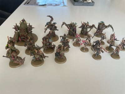 Warhammer Death guard hær sælges, Sælger min lille Death Guard hær, da den bare står og samler støv 