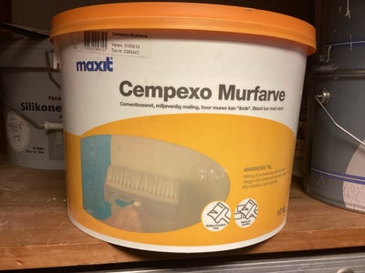 Cempexo, Maxit, 10kg liter, Hvid, Ny og uåbnet hvid cempexo