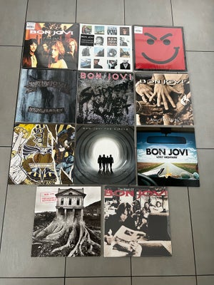 LP, Bon Jovi, Nye, Rock, 11 Bon Jovi lp sælges samlet for 2700kr flere meget sjælne imellem. Fem er 