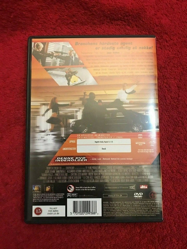 Transporter 2, DVD, action
